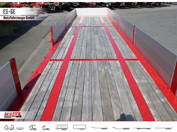 Semirremolque plataforma/ Caja abierta ES-GE 3-Achs Sattelanhänger -Bordwände: foto 4