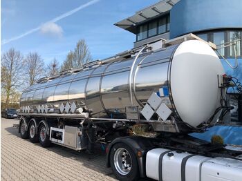 Cisterna semirremolque para transporte de alimentos Feldbinder TSA 33.3-3, Chemie Tank, GGVS, Alufelgen: foto 1