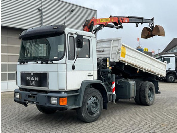 Leasing financiero de MAN F90 18.232 FK 2-Achs Kipper Kran Palf. PK 8000  leasing MAN F90 18.232 FK 2-Achs Kipper Kran Palf. PK 8000: foto 1