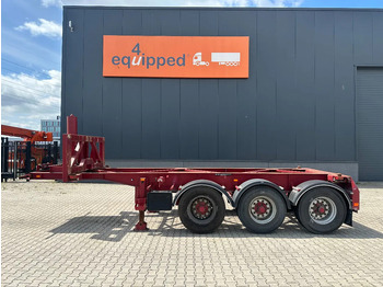 Portacontenedore/ Intercambiable semirremolque Van Hool 3 AXLE 20FT KIEP-CHASSIS, BPW + TROMMELREMMEN: foto 2