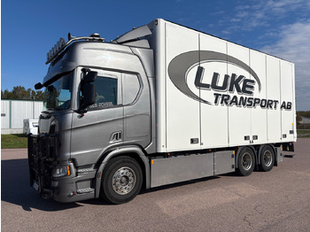 Camión caja cerrada SCANIA R 500