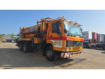 Limpieza de alcantarillado Volvo FL 10 - 320 (10500L + 1500L / 10 TYRES FULL STEEL / HIGH PRESSURE + VACUUM / POMPE MANUELLE / MANUAL PUMP): foto 3