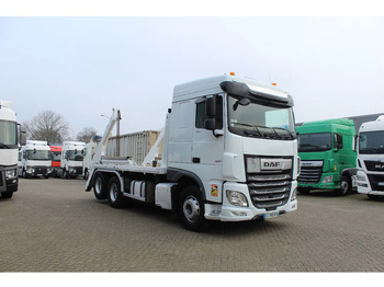 Portacontenedor de cadenas camión DAF XF 480 * EURO6 * SKIPLOADER * 6X2 * LIFT *: foto 5