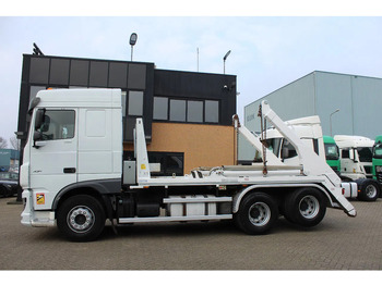Portacontenedor de cadenas camión DAF XF 480 * EURO6 * SKIPLOADER * 6X2 * LIFT *: foto 2