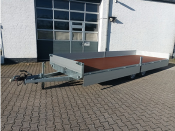 Remolque plataforma/ Caja abierta Hochlader 606x200x30cm 13" niedrig Fahrgestell Lfh: 63cm (XXXL) 3500kg: foto 4