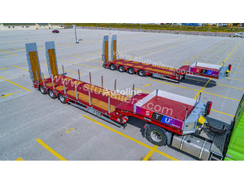 Góndola rebajadas semirremolque nuevo STU 3 Axles Lowbed Trailer: foto 2