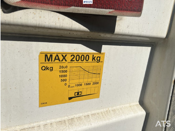 Trampilla elevadora Bakgavellyft Zepro ZHD 2000-175 MA: foto 3 Trampilla elevadora Bakgavellyft Zepro ZHD 2000-175 MA: foto 3