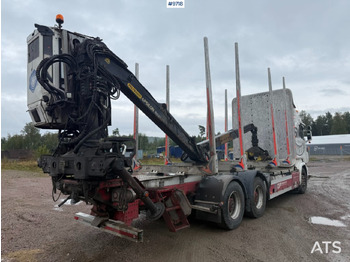 Camión forestal, Camión grúa Log truck Scania R520 with crane: foto 5