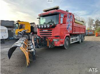 Leasing financiero de  Tipper truck, Scania G410, Front plow, Salt spreader (See video) leasing Tipper truck, Scania G410, Front plow, Salt spreader (See video): foto 1