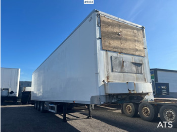 Caja cerrada semirremolque