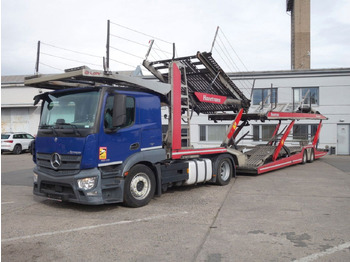 Portavehículos camión MERCEDES-BENZ Actros 1843