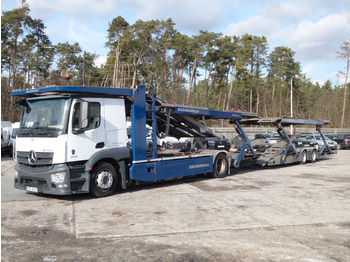 Portavehículos camión MERCEDES-BENZ Actros 1843