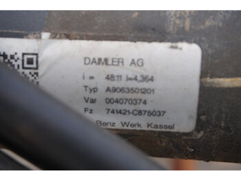 Eje posterior para Camión Mercedes-Benz R245- 741.421 48/11: foto 2 Eje posterior para Camión Mercedes-Benz R245- 741.421 48/11: foto 2