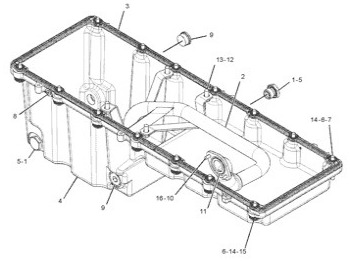 Cárter de aceite CATERPILLAR