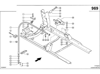 Soporte motor CLAAS