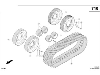 Piezas del tren de rodaje CLAAS