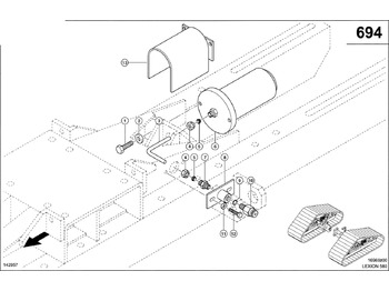 Piezas del tren de rodaje CLAAS