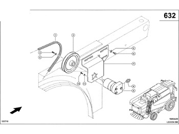 Motor hidráulico CLAAS
