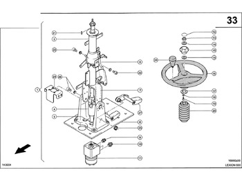 Columna de dirección CLAAS