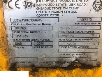 Cilindro hidráulico para Manipulador telescópico JCB 520-40 - Siłownik Wysuwu: foto 2