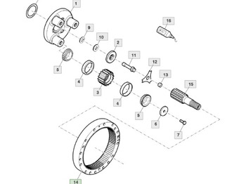 Transmisión JOHN DEERE