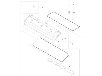 Junta de motor JOHN DEERE