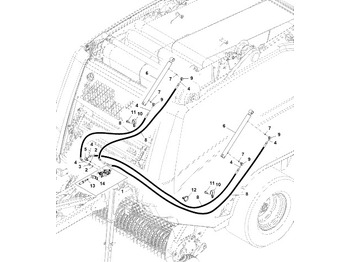Cilindro hidráulico JOHN DEERE