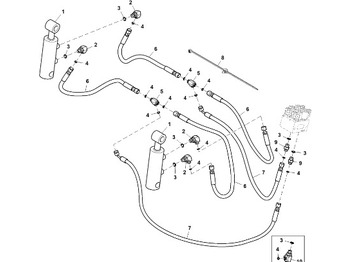 Cilindro hidráulico JOHN DEERE