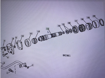Caja de cambios y piezas JOHN DEERE