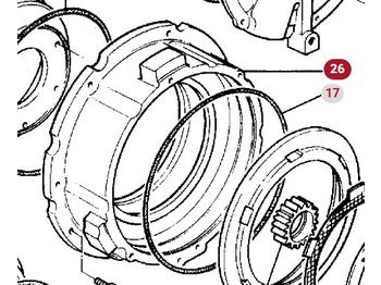 Maza de embrague MASSEY FERGUSON