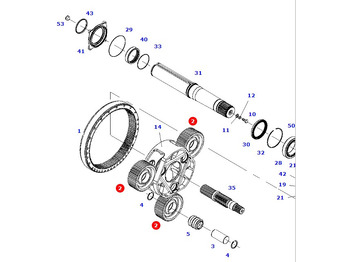 Eje posterior MASSEY FERGUSON