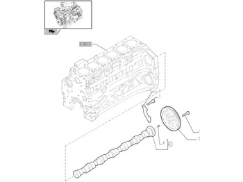 Motor y piezas NEW HOLLAND