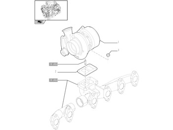 Turbocompresor NEW HOLLAND