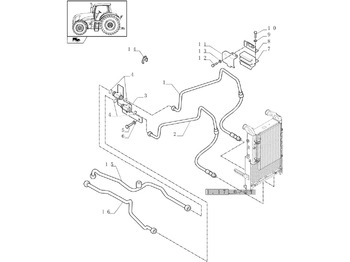 Sistema de refrigeración NEW HOLLAND
