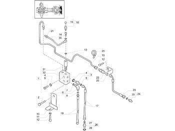 Válvula de freno NEW HOLLAND