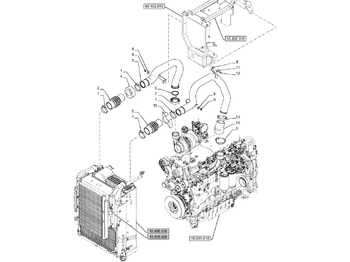 Motor y piezas NEW HOLLAND