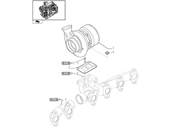 Turbocompresor NEW HOLLAND