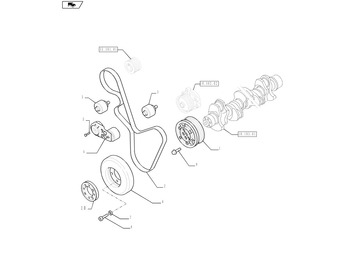 Motor y piezas NEW HOLLAND