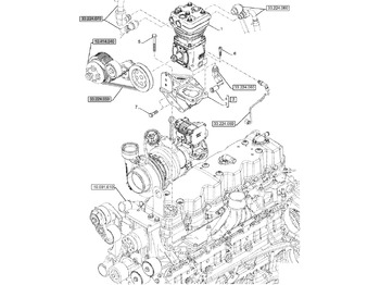 Motor y piezas NEW HOLLAND