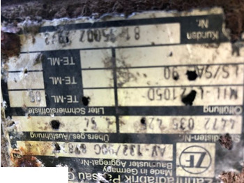 Eje y piezas para Maquinaria agrícola ZF AV 132 [części]: foto 3