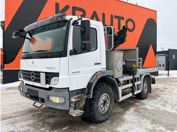 Camión caja abierta, Camión grúa Mercedes-Benz Atego 1018 4x4 Hiab 077 - B3 HiDUO: foto 2 Camión caja abierta, Camión grúa Mercedes-Benz Atego 1018 4x4 Hiab 077 - B3 HiDUO: foto 2