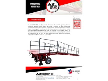 Rampa de carga nuevo AZ RAMP KING VERSION, BIG FOOT 15 T mobile loading ramp: foto 4 Rampa de carga nuevo AZ RAMP KING VERSION, BIG FOOT 15 T mobile loading ramp: foto 4