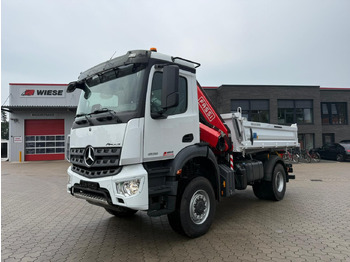 Leasing financiero de  Mercedes-Benz Arocs 1835  4x4 Allrad Fassi F135 Kran Kipper leasing Mercedes-Benz Arocs 1835  4x4 Allrad Fassi F135 Kran Kipper: foto 1