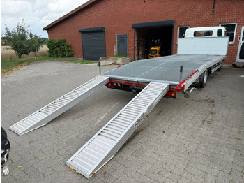 Portavehículos camión Mitsubishi Fuso Canter  7C18 Arbeitsbühnentransporter: foto 2