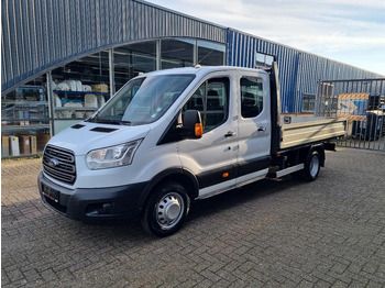 Caja abierta furgoneta, Furgoneta combi Ford Transit 2.0 TDCI 170 PK Open laadbak DC 6 Zits Euro 6: foto 4