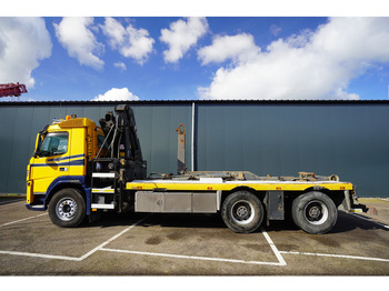 Camión grúa Volvo FM 460 6X4 HOOKARM SYSTEM WITH HMF 2420 K3 CRANE 520.000KM: foto 1
