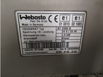 Cabina e interior para Camión RENAULT MIDLUM CAB NIGHT HEATER TYPE WEBASTO AIR TOP 2000: foto 3 Cabina e interior para Camión RENAULT MIDLUM CAB NIGHT HEATER TYPE WEBASTO AIR TOP 2000: foto 3
