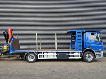 Foto del interior 1: Camión caja abierta, Camión grúa DAF CF 75.310 / TRAILER + PALFINGER CRANE/KRAN