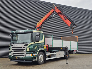 Camión caja abierta, Camión grúa Scania P320 / 4x2 / PALFINGER PK14002 / CRANE/KRAN: foto 3