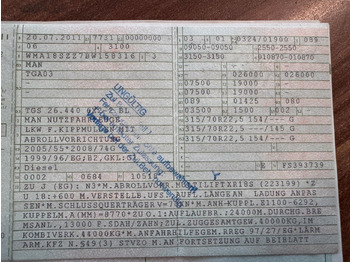 Multibasculante camión MAN 26.440 6X2 Multilift Abroller: foto 3